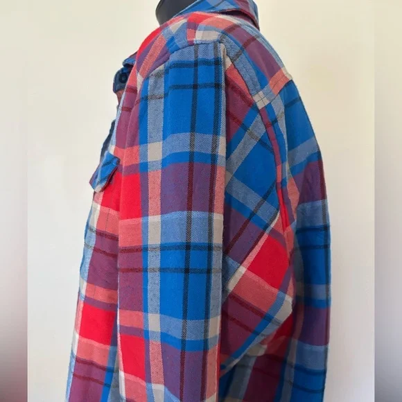 HELLY HANSEN mens size XL Liftaloft insulated flannel button down shirt - Picture 7 of 13